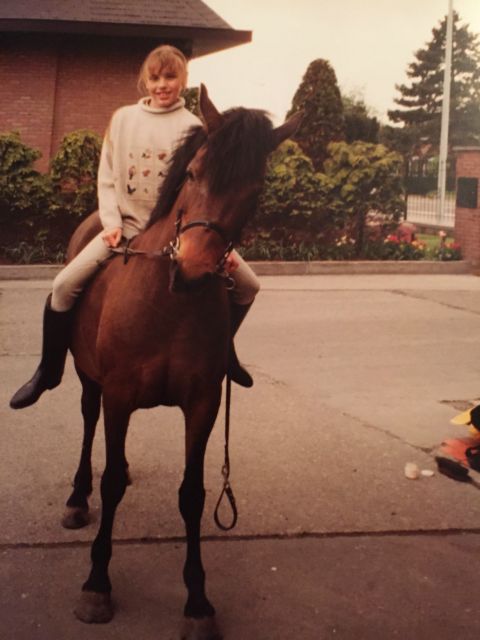 Isabel en pony Mitchie