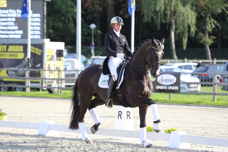 Isabel Cool and Aranco 3rd place in GP @ CDI Waregem 2017