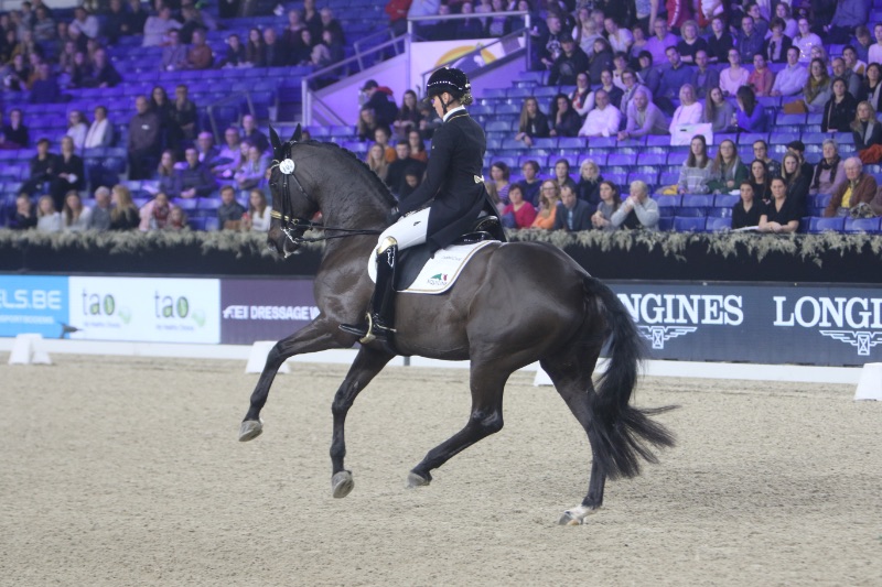 Isabel and Aranco in action @ world cup Mechelen GP 2018
