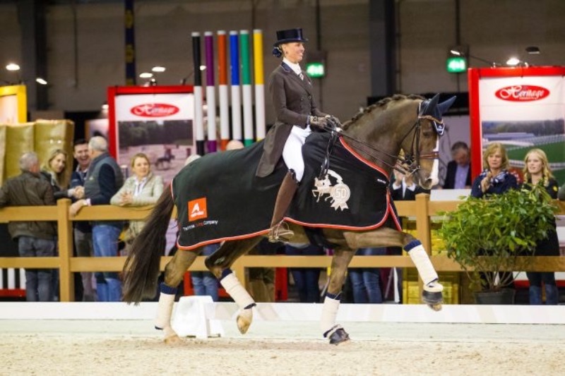 Isabel and Constand WINNERS of both tests @ CDI Indoor Brabant 2017