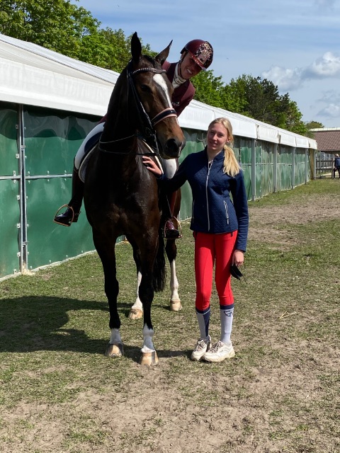 Isabel Cool and Glorious at the CDI Grote Brogel 2021 5th place in the final freestyle inter1